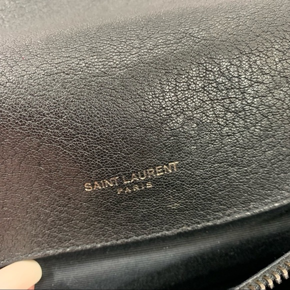 Saint Laurent Large Collège Matelassé Leather Bag - Picture 7 of 12